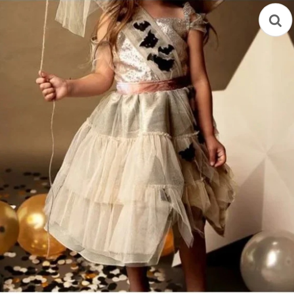 Chasing fireflies batty ballerina witch costume size 8 - Picture 12 of 13